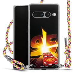 New Carry Case Transparent Stoff colourful/silber