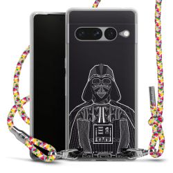 New Carry Case Transparent Stoff colourful/silber