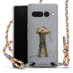 New Carry Case Transparent Stoff colourful/silber