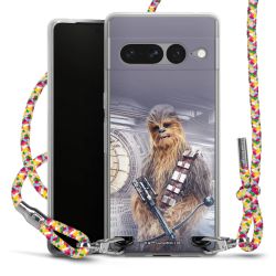 New Carry Case Transparent Stoff colourful/silber