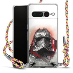 New Carry Case Transparent Stoff colourful/silber