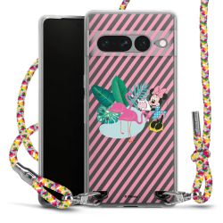 New Carry Case Transparent Stoff colourful/silber