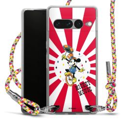 New Carry Case Transparent Stoff colourful/silber