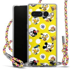 New Carry Case Transparent Stoff colourful/silber