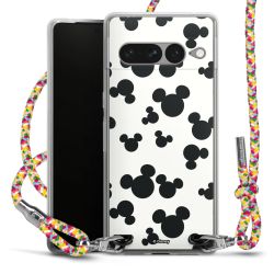 New Carry Case Transparent Stoff colourful/silber