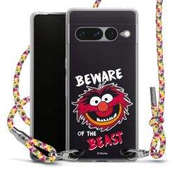 New Carry Case Transparent Stoff colourful/silber