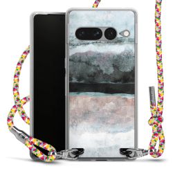 New Carry Case Transparent Stoff colourful/silber