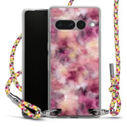 New Carry Case Transparent Stoff colourful/silber