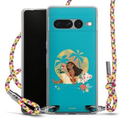 New Carry Case Transparent Stoff colourful/silber