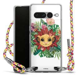 New Carry Case Transparent Stoff colourful/silber