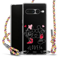 New Carry Case Transparent Stoff colourful/silber