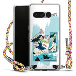 New Carry Case Transparent Stoff colourful/silber