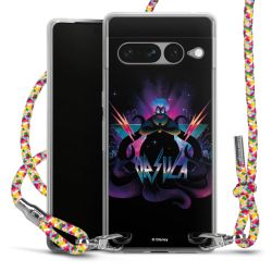 New Carry Case Transparent Stoff colourful/silber