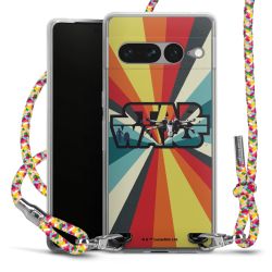 New Carry Case Transparent Stoff colourful/silber