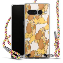 New Carry Case Transparent Stoff colourful/silber