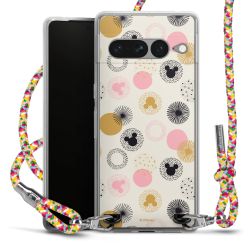 New Carry Case Transparent Stoff colourful/silber