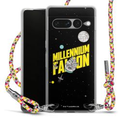 New Carry Case Transparent Stoff colourful/silber