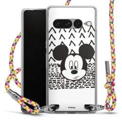 New Carry Case Transparent Stoff colourful/silber