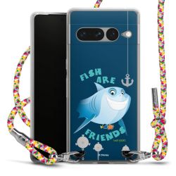 New Carry Case Transparent Stoff colourful/silber