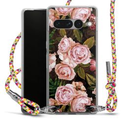 New Carry Case Transparent Stoff colourful/silber