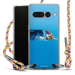 New Carry Case Transparent Stoff colourful/silber