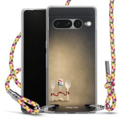 New Carry Case Transparent Stoff colourful/silber