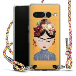 New Carry Case Transparent Stoff colourful/silber