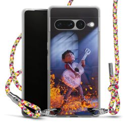 New Carry Case Transparent Stoff colourful/silber