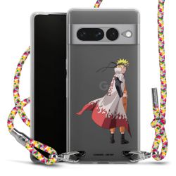 New Carry Case Transparent Stoff colourful/silber