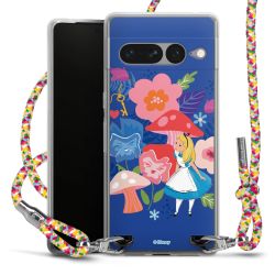 New Carry Case Transparent Stoff colourful/silber