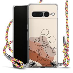 New Carry Case Transparent Stoff colourful/silber