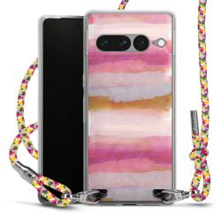 New Carry Case Transparent Stoff colourful/silber