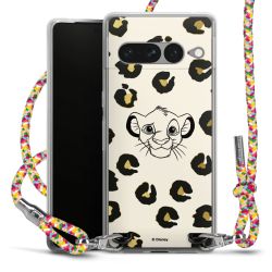 New Carry Case Transparent Stoff colourful/silber