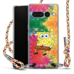 New Carry Case Transparent Stoff colourful/silber