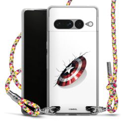 New Carry Case Transparent Stoff colourful/silber