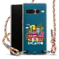 New Carry Case Transparent Stoff colourful/silber