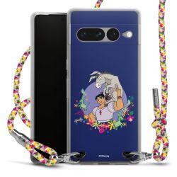 New Carry Case Transparent Stoff colourful/silber