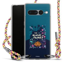 New Carry Case Transparent Stoff colourful/silber