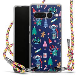 New Carry Case Transparent Stoff colourful/silber