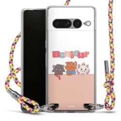 New Carry Case Transparent Stoff colourful/silber