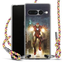 New Carry Case Transparent Stoff colourful/silber