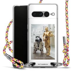 New Carry Case Transparent Stoff colourful/silber