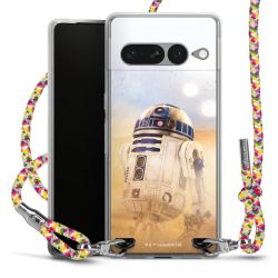 New Carry Case Transparent Stoff colourful/silber