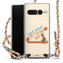 New Carry Case Transparent Stoff colourful/silber