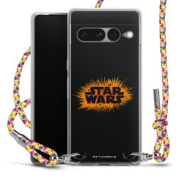 New Carry Case Transparent Stoff colourful/silber