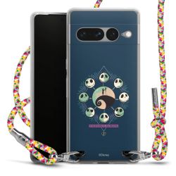 New Carry Case Transparent Stoff colourful/silber