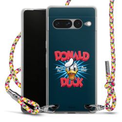 New Carry Case Transparent Stoff colourful/silber