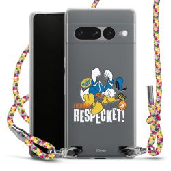 New Carry Case Transparent Stoff colourful/silber