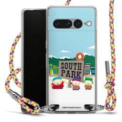 New Carry Case Transparent Stoff colourful/silber