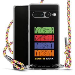 New Carry Case Transparent Stoff colourful/silber